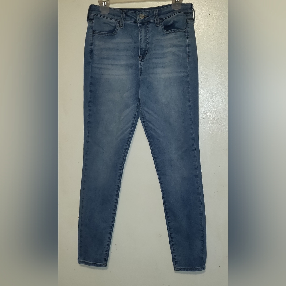 SO Ultimate Jeggings HIGH RISE Denim Jeans STRETCHY Size 11 Kohls Light Blue